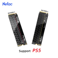 Netac-Disque SSD NVMe M2, 1 To, 2 To, 4 To, PCIe4.0, M.2 2280 DRAM, Cache,  Disque SSD interne, NVMe SSD pour PS5 Desktop