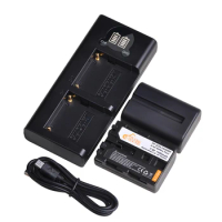 NP-FM500H FM500H Battery + Charger for Sony Alpha A58 DSLR-A350 A300 A350 A450 A500 A550 A560 A580 A700 A99 A850 SLT-A57