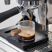 1pc New Timemore mini black mirror Italian coffee electronic scale touchable scale electric drip coffee pot