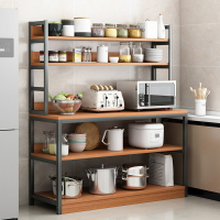 廚房置物架落地式多層多功能收納架子微波爐烤箱碗碟柜子大儲物架