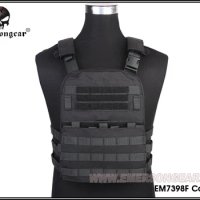 Emerson airsoft combat vest airsoft black fabric AVS em7398f