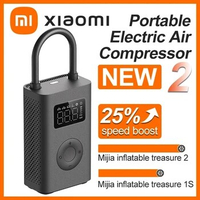 Xiaomi Air Pump 2 Mijia Portable Electric Car Compressor Treasure 150PSI Type-C LED Multitool Inflator For Automotive 2023 New