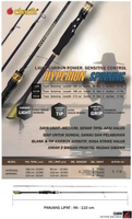Joran Charm HYPERION | Joran Spinning dan BC Solid Carbon SP 180