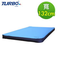 【Turbo Tent】TPU 3D 132cm自動充氣睡墊 10cm厚(四方形更易於拼接 類逗點 充氣床)