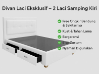 Divan Laci Sandaran Minimalis 180x 200 Free Ongkir Bandung, Bisa Custom, Bergaransi