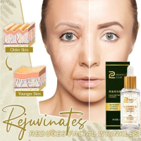 24K Gold Face Serum Brightening Skin Tone Anti Aging Hyaluronic Acid Moisturizing Essence Anti wrinkle Whiten Gold Skin Care