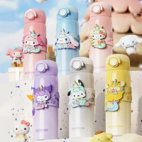 【SANRIO 三麗鷗】三麗鷗魔法獨角獸系列316不鏽鋼直飲保溫杯500ml(酷洛米/美樂蒂/大耳狗/凱蒂貓/帕恰狗)