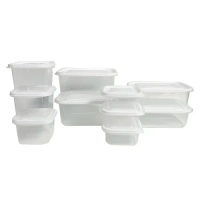 Calista Rumoi Bening Sealware Toples Set isi 12pcs - Oita Putih Plastik