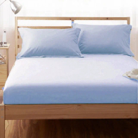 【Lust】素色簡約 莫蘭迪 100%純棉、單人加大3.5尺精梳棉床包/歐式枕套 《不含被套》、台灣製造
