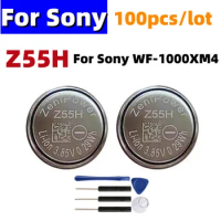 100pcs/lot Z55H ZeniPower replacement CP1254 1254 for Sony WF-1000XM4 XM4 Bluetooth Headset Battery 3.85V 75mAh Z55H
