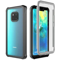 Mate20 Pro Crystal Case For Huawei Mate 20 Pro Case Clear Back Panel 360 Protection for Huawei Mate 20Pro Cover Funda Shockproof