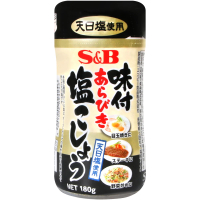 【S&amp;B】萬用味付黑胡椒鹽(180g)