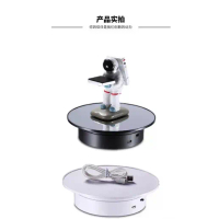 NEW 20/25cm showcase USB Electric 360 Rotating Turntable Display Stand  Turntable in Diameter watche