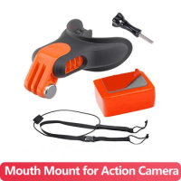 Mouth Mount for GoPro Hero 12 11 Surf Teeth Braces Mounting Bracket For Go Pro 10 9 8 7 SJCAM Insta360 Action Camera Accessories
