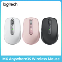 Logitech MX Anywhere3S Wireless Bluetooth mouse long life unpack lightweight portable small quick charging glass available