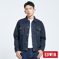 EDWIN BASIC 基本牛仔外套-男-原藍色