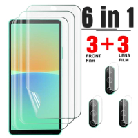6 in 1 Hydrogel Film For Sony Xperia 10 1 IV Screen Protector films for Xperia 1 5 10 II III IV Protective film not glass