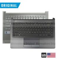 New Original Palmrest for HP 14-CF DK DF 14S-DF 14S-CR 14S-CF Top Cover With US Non-Backlit Keyboard L48648-001 L24818-001