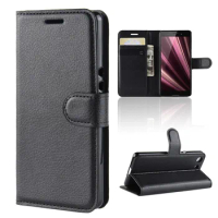 Phone Case For SONY Xperia XZ4 Compact Flip PU Leather Silicone Back Cover Case For SONY XZ4C Wallet Smartphone Coque Funda Case