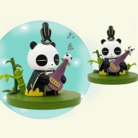 歐潘迪國潮六藝opandee 熊貓盲盒系列熊貓潮玩公仔