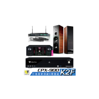 【金嗓】CPX-900 K2F+FNSD A-480N+ACT-8299PRO++TDF K-105(4TB點歌機+擴大機+無線麥克風+喇叭)