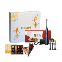【Philips 飛利浦】Sonicare頂級尊榮AI智能音波電動牙刷- HX9996/12 靜夜藍(鮑魚禮盒組)