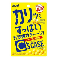 【江戶物語】 ASAHI 朝日 C'scase 檸檬糖 22g 硬糖 糖錠 糖球 萊姆糖 含維他命C 日本原裝 日本進口