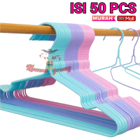 ISI 50 PCS!!! HANGER KAWAT /GANTUNGAN BAJU ANTI KARAT stainless jas lemari baju denim henger
