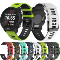 Sport Silicone Strap for Garmin Vivoactive 3 4 Music Smart Watch Band Wristband For Garmin Forerunner 245 245M 645 Venu Smart