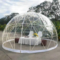 12ft transparent garden igloo clear geodesic house dome tents for outdoor hotel