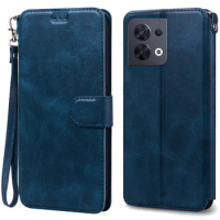 For OPPO Reno 8 Case Reno 8 Pro 8 Lite 5G Wallet Leather Flip Case For Oppo Reno8 t 8T 5G Cover Reno8 Pro Plus Phone Case Fundas