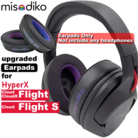 misodiko Earpads/ Headband Pad Compatible with HyperX Cloud (CloudX) Flight, Cloud Flight S Gaming Headset