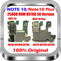 256G 512GB Unlocked Note 10 N970F N970FD N970U Note10 Plus N975F N975U US N975FD 5G N976B EU Version Logic Board Motherboard