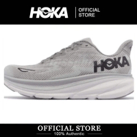 Casual Trainers [Official Flagship Store]HOKA One Clifton 9 Unisex Gray Black Running Shoes Low Top 