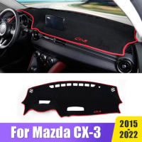 For Mazda CX-3 CX3 CX 3 2015 2016 2017 2018 2019 2020 2021 2022 Car Dashboard Sun Shade Cover Non-slip Mat Anti-UV Accessories