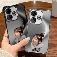 Suitable for[Xiaomi POCO M6 4G,POCO M6 5G]Mobile phone case TPU Girl Anti-drop Anti-slip Anti-finger