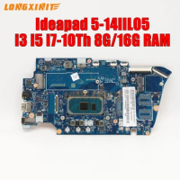 LA-J551P.For Lenovo IdeaPad 5 14IIL05 5B20Y89211 Laptop Motherboard. With i3-1005G1 i5-1035G1 i7-1065G4 CPU.8G RAM.