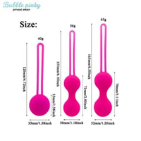 Bola Pijat Wanita Dewasa Plug Bals Kegel Silikon Alat Latihan Otot Singgle