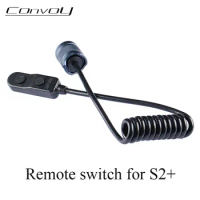 Remote Switch with Convoy S2+ Tail, Only Suitable for S2 Plus Flashlight