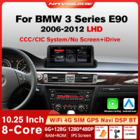 NAVIGUIDE 10.25" Android 13 Car Radio for BMW 3 Series E90 E91 E92 E93 2005-2012 Carplay Auto Multimedia GPS Navigation Headunit