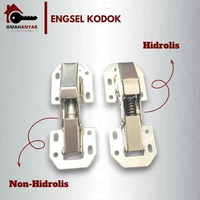 1 PASANG Engsel Sendok Engsel Kodok Pintu 90 Derajat 1 Pasang Non Hidrolis