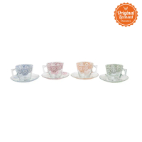 Brighton Cup And Saucer Set Lace 8Pcs