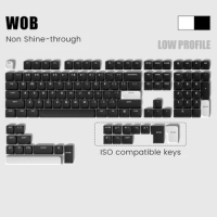 BOW/WOB Double Shot PBT Keycaps XVX/OEM/Low Profile Shine Through Backlit  Keycaps for Cherry Gateron MX Switches Gamer Keyboard - AliExpress