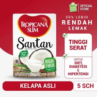 Tropicana Slim Santan 5 sch - Santan Sehat Rendah Lemak Bantu Dukung Hidup Sehat