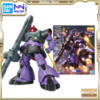 BANDAI Original MG 1/100 Gundam MS-09R RICK DOM (UPDATE) MG218 Mobile Suit Gundam Model Kit Gunpla Assembly Anime Action Figure