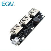5V 1A 1.5A 2.1A 3 USB Power Bank Charger Circuit Board Step Up Boost Module 18650 Li-ion Case Shell DIY Kit Powerbank