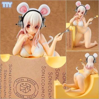 17cm Japanese Anime Super Sonic Sonico Action Figure Sexy wing sonic figures PVC model for collection toys no original box