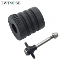 TWTOPSE Bike Bicycle Rear Shock Absorber Firm Rubber For Brompton Folding Bike Bicycle C A Line 3SIXTY PIKES Titanium Bolt Part