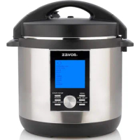 Electric Multi-Cooker: Pressure Cooker, Slow Cooker, Rice Cooker, Yogurt Maker, Steamer and more - Stainless Steel (ZSELL02)