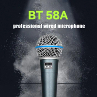 Microphone BT58A with Transformer Supercardioid Wired Microphone Mic for Karaoke Studio